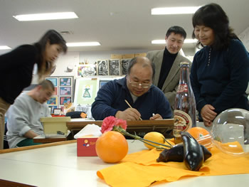 スキルアップ部会（図工・美術）の様子2